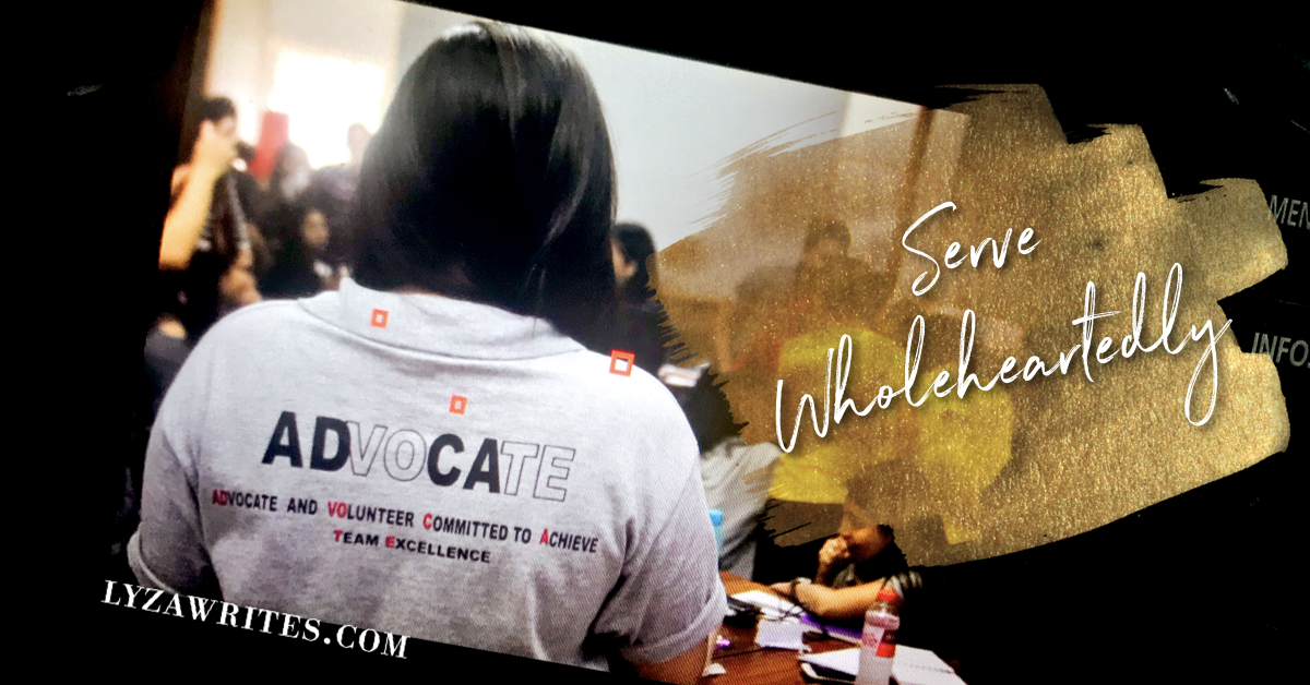 Serve Wholeheartedly